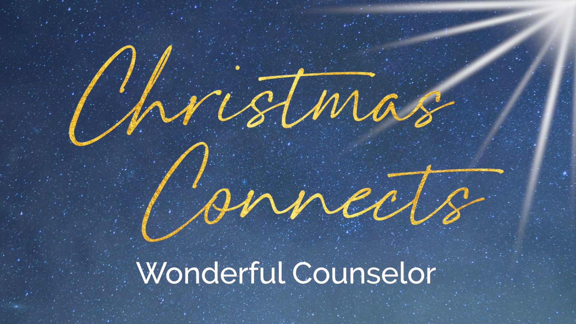 Wonderful Counselor