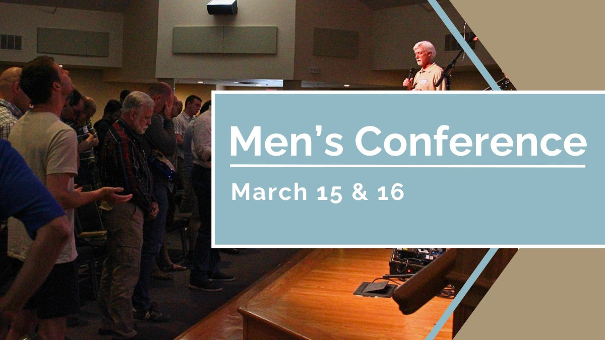 Sign up for our Men’s Ministry Conference