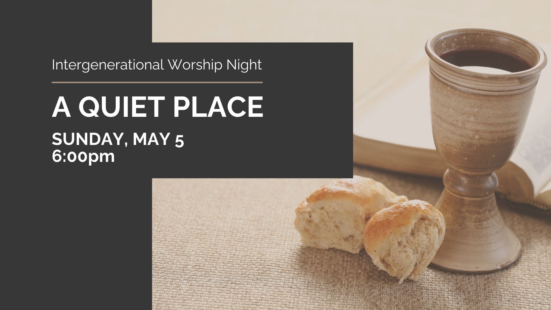 Intergenerational Worship Night this Sunday